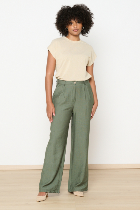 LolaLiza groene dames broek