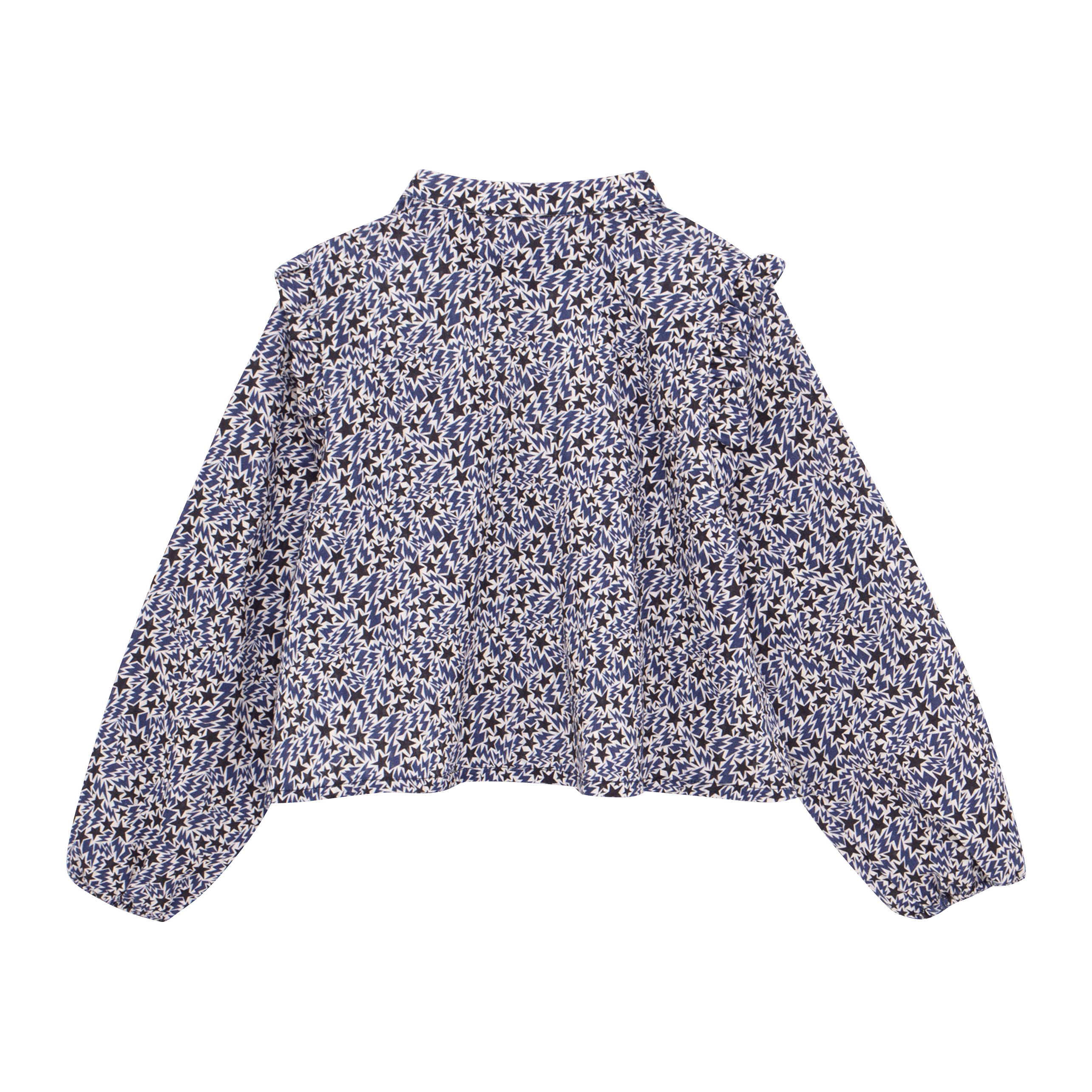 Chemise imprimée en coton | Bleu