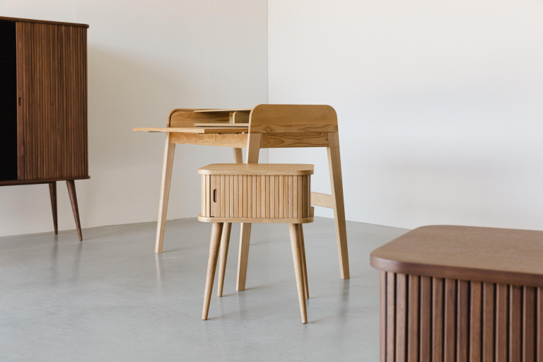 Zuiver Barbier bureau zwart