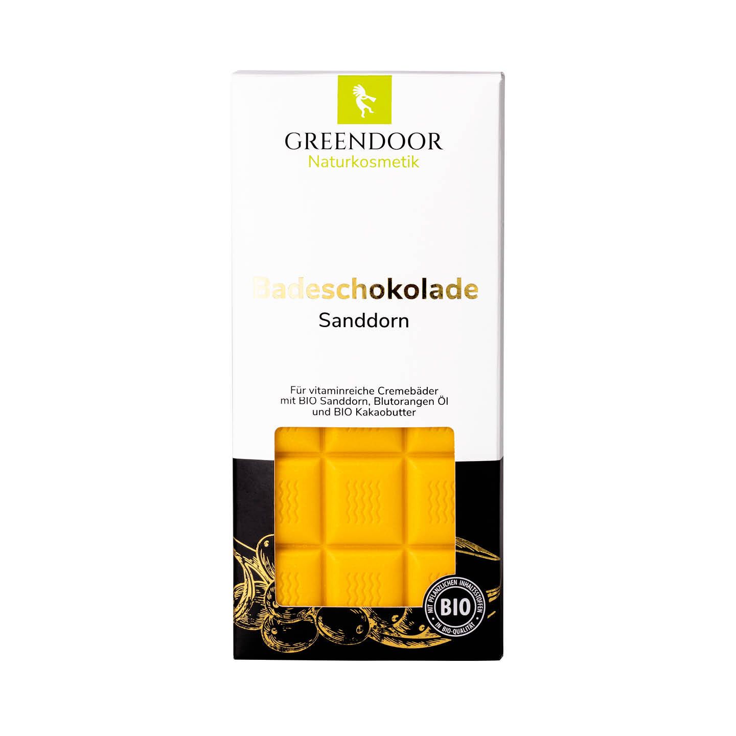 GREENDOOR Badeschokolade Sanddorn