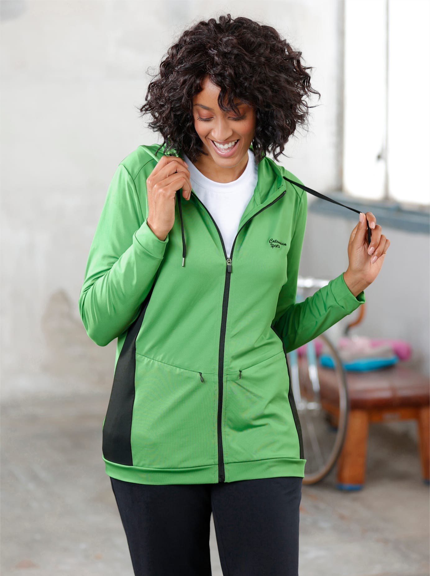 Catamaran Trainingsjacke mit Kapuze