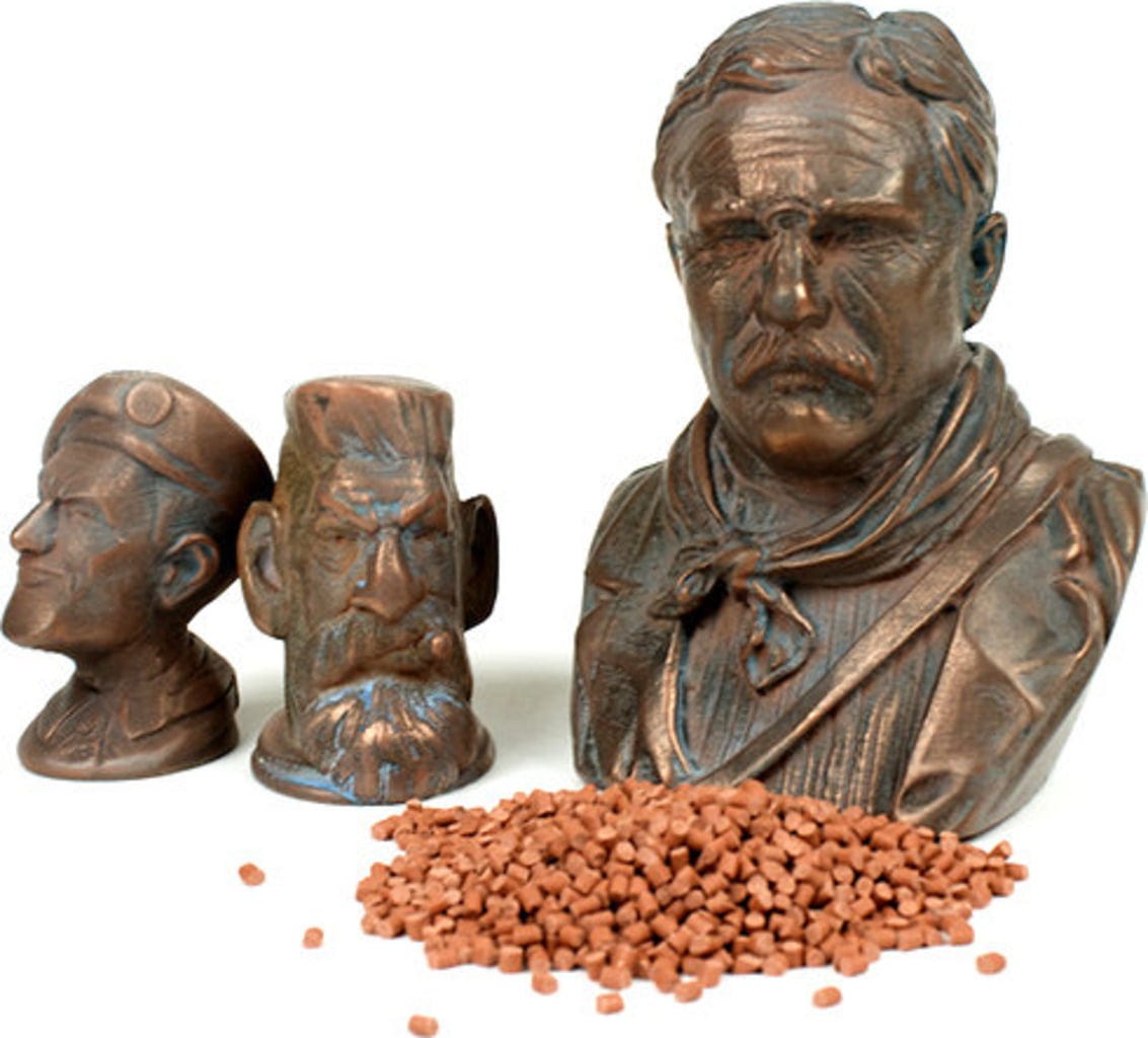 colorFabb  Copperfill, 1,75 mm / 750 g    Kupfer-Filament für haptische 3D Modelle