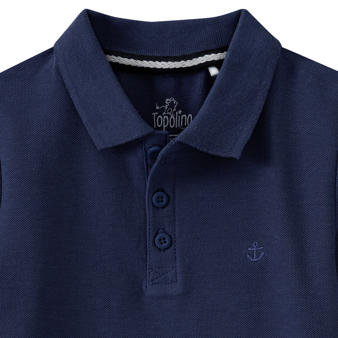 Topolino Jungen Poloshirt in Piqué-Qualität dunkelblau