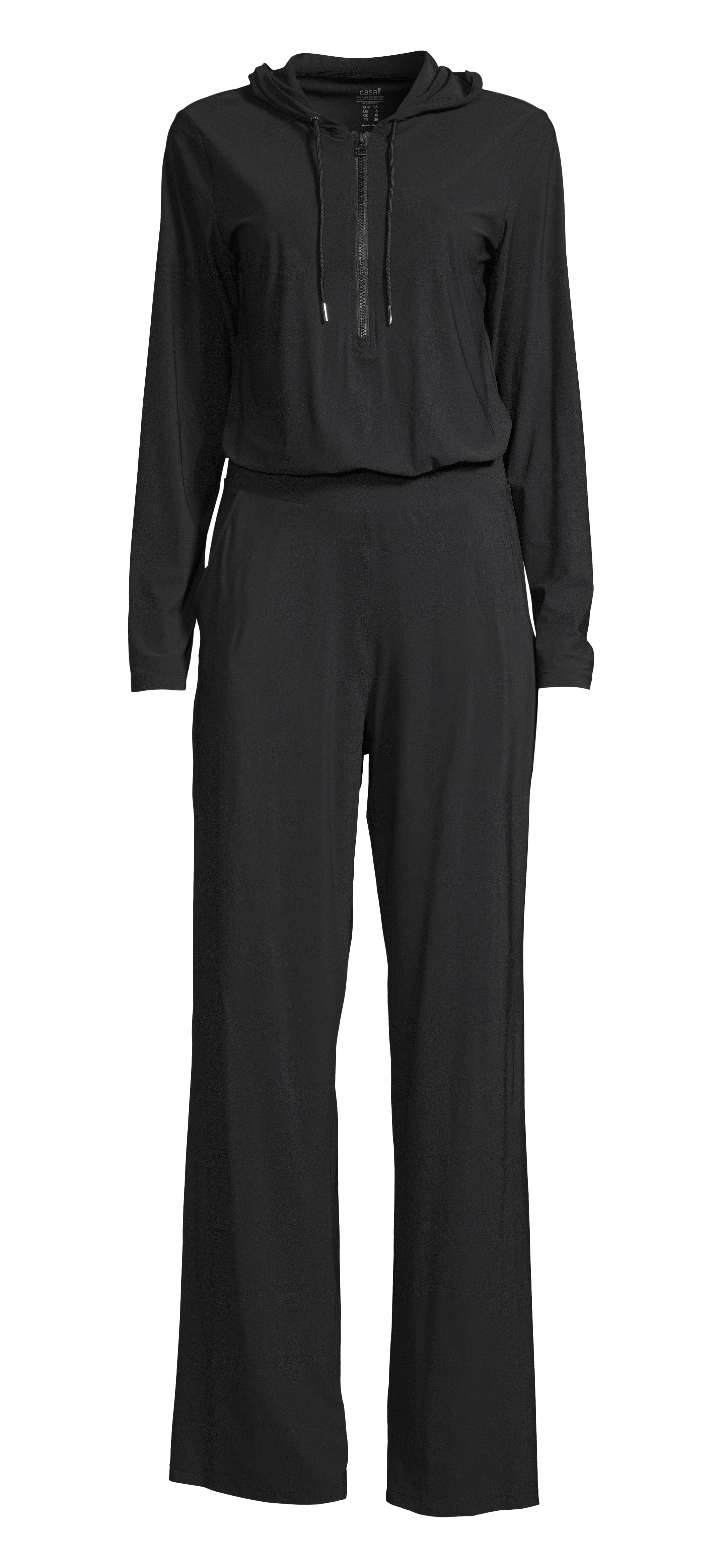 Wide Leg Weekend Jumpsuit Dame Black