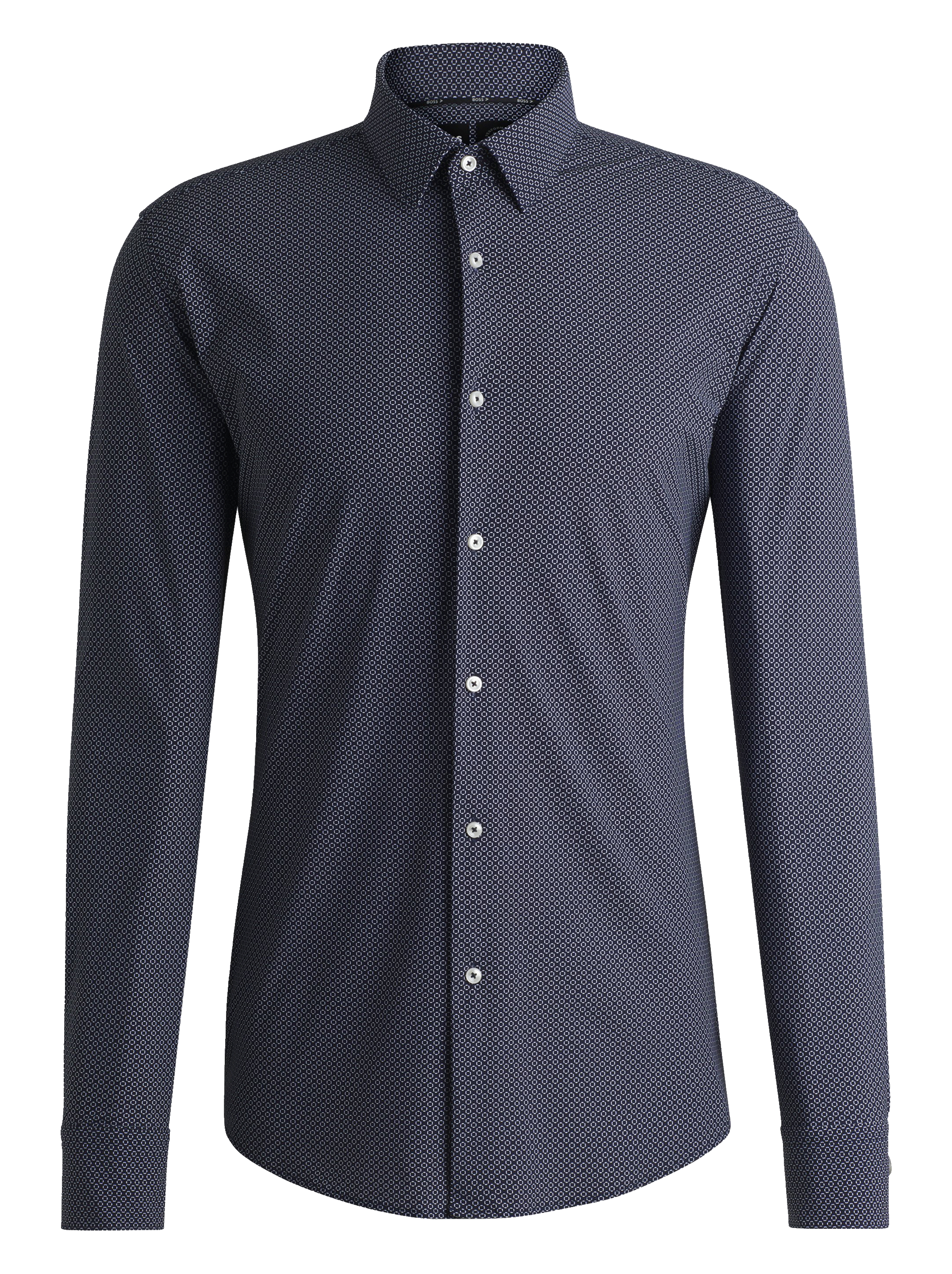 Chemise slim fit col classique| Bleu