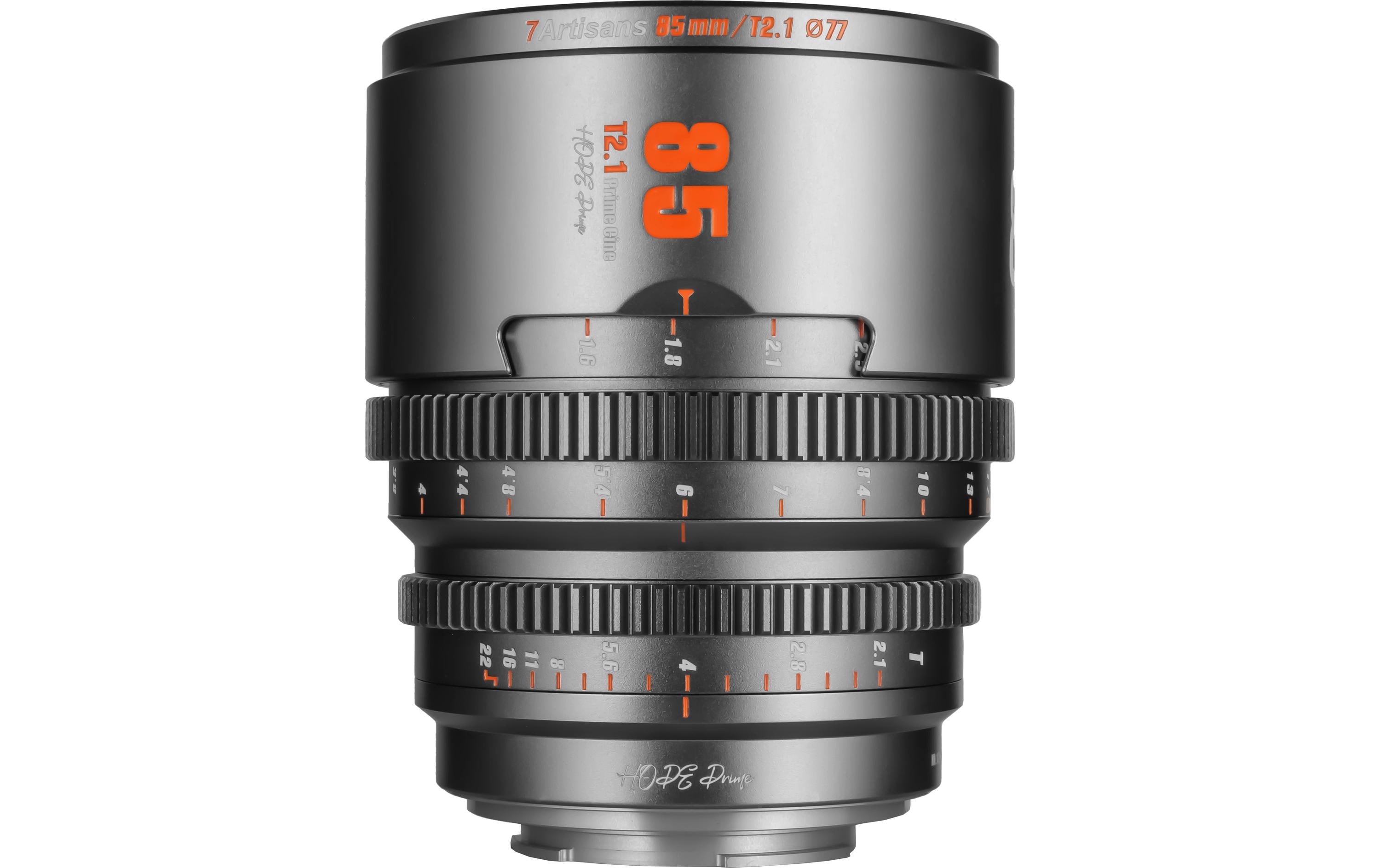 Festbrennweite 85mm T/2.1 – Canon RF<br>Kompaktes, leichtes Objektiv für Kameras mit Super35-Sensoren