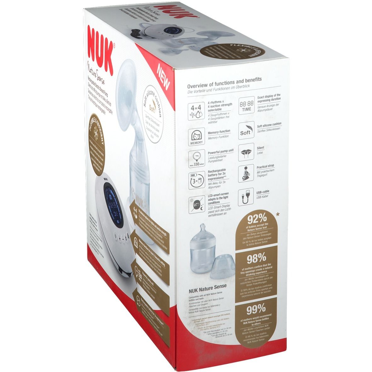NUK® Nature Sense elektrische Milchpumpe