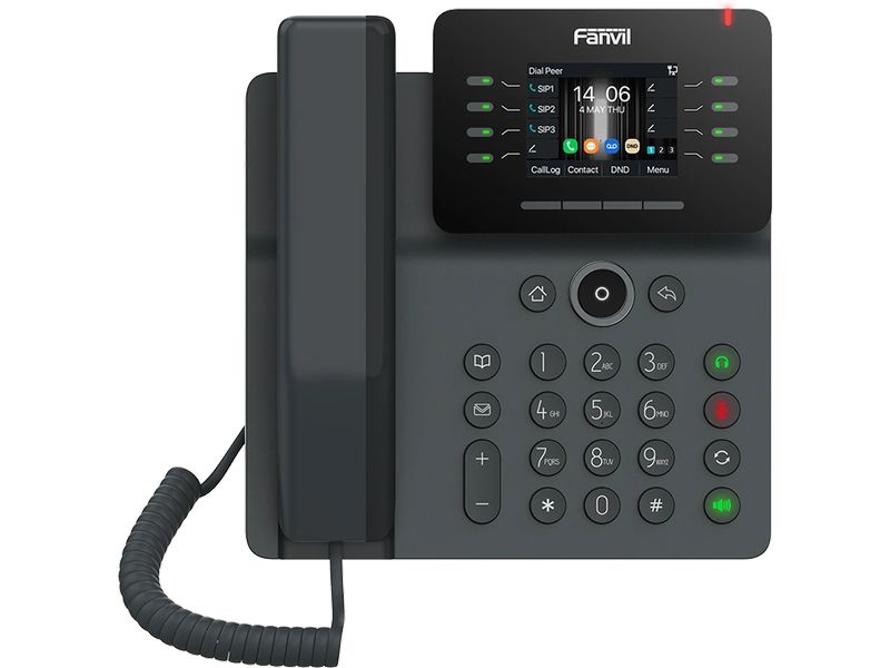 Fanvil Tischtelefon V63 Schwarz V63 Prime Business Phone