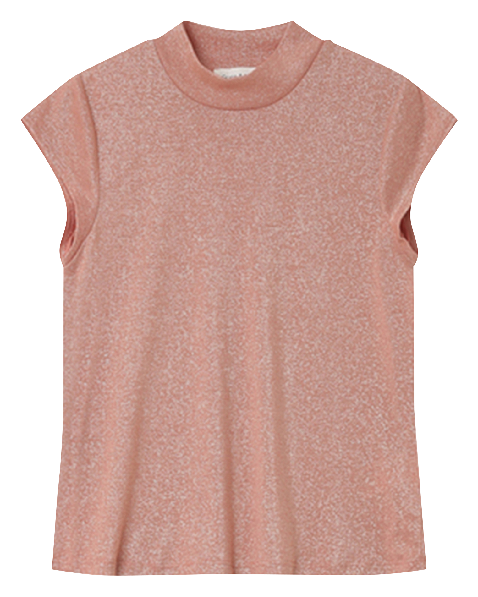 NECTAR - Top col montant ajusté pailleté | Rose