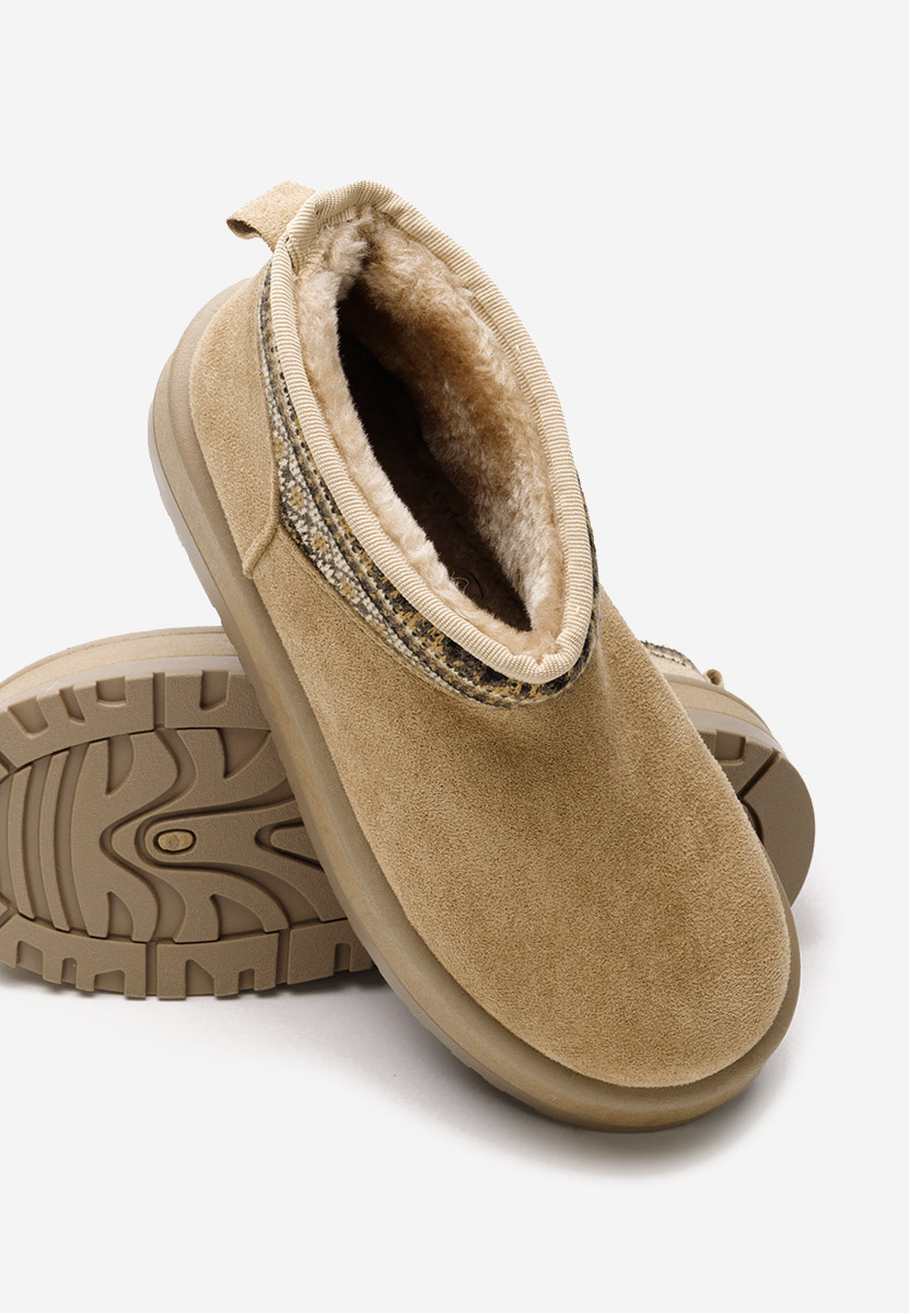 Bottines doublées femme kaki Rakelle