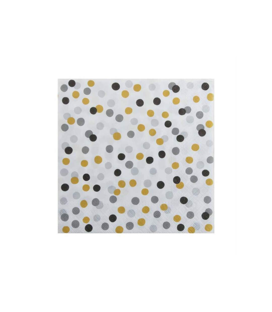 Paris Prix - Lot De 20 Serviettes En Papier confettis 33x33cm Multicolore