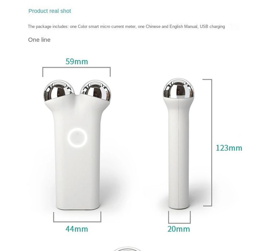 Beautyronics - USB oplaadbare gezichtsmassager