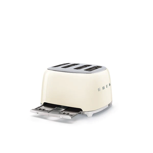 Toaster 4 fentes crème 2000 W TSF03CREU Smeg