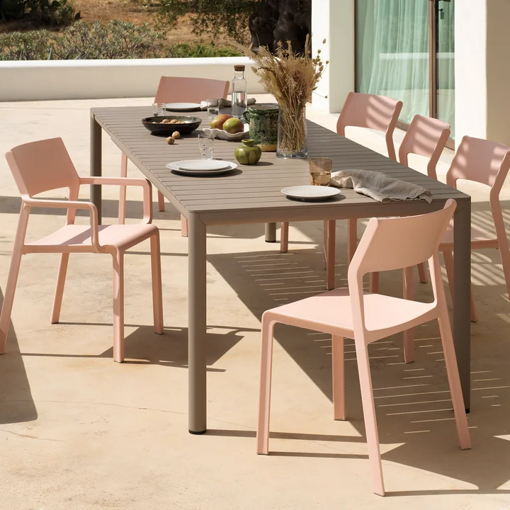 Nardi - Tevere ausziehbarer Gartenesstisch 210, corda
