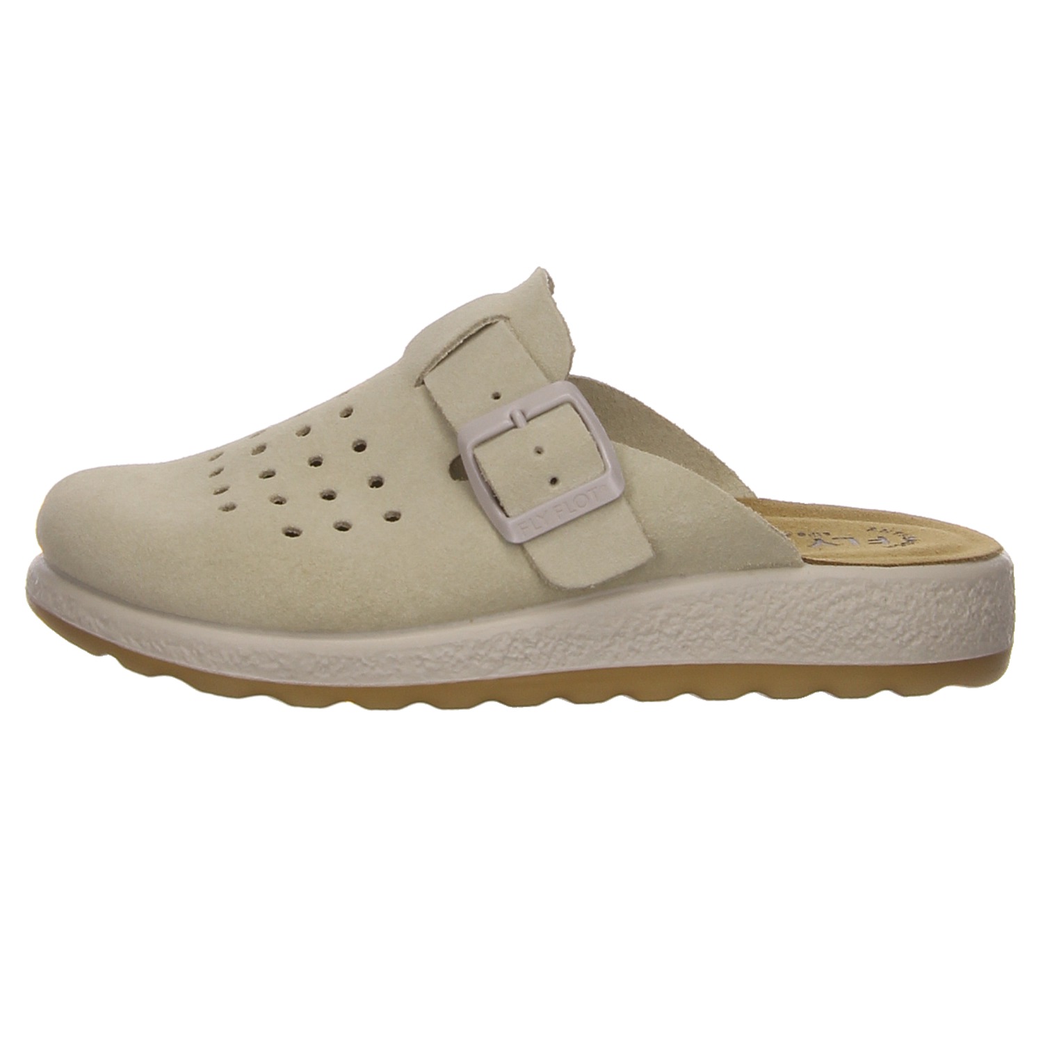 Pölking Pantoletten elfenbein beige