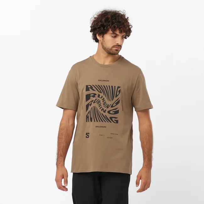 RUNNING GRAPHIC  Kurzarmshirt Herren