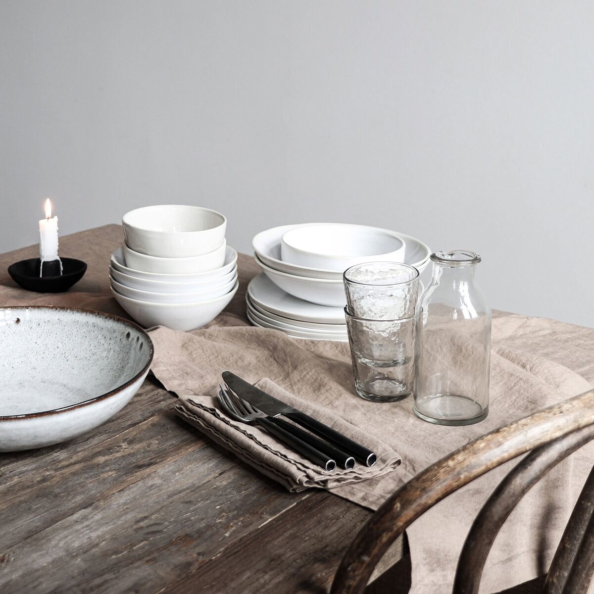 Galette drikkeglass, clear
