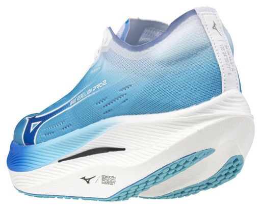 Chaussures Running Mizuno Wave Rebellion Pro 2 Bleu/Blanc Femme