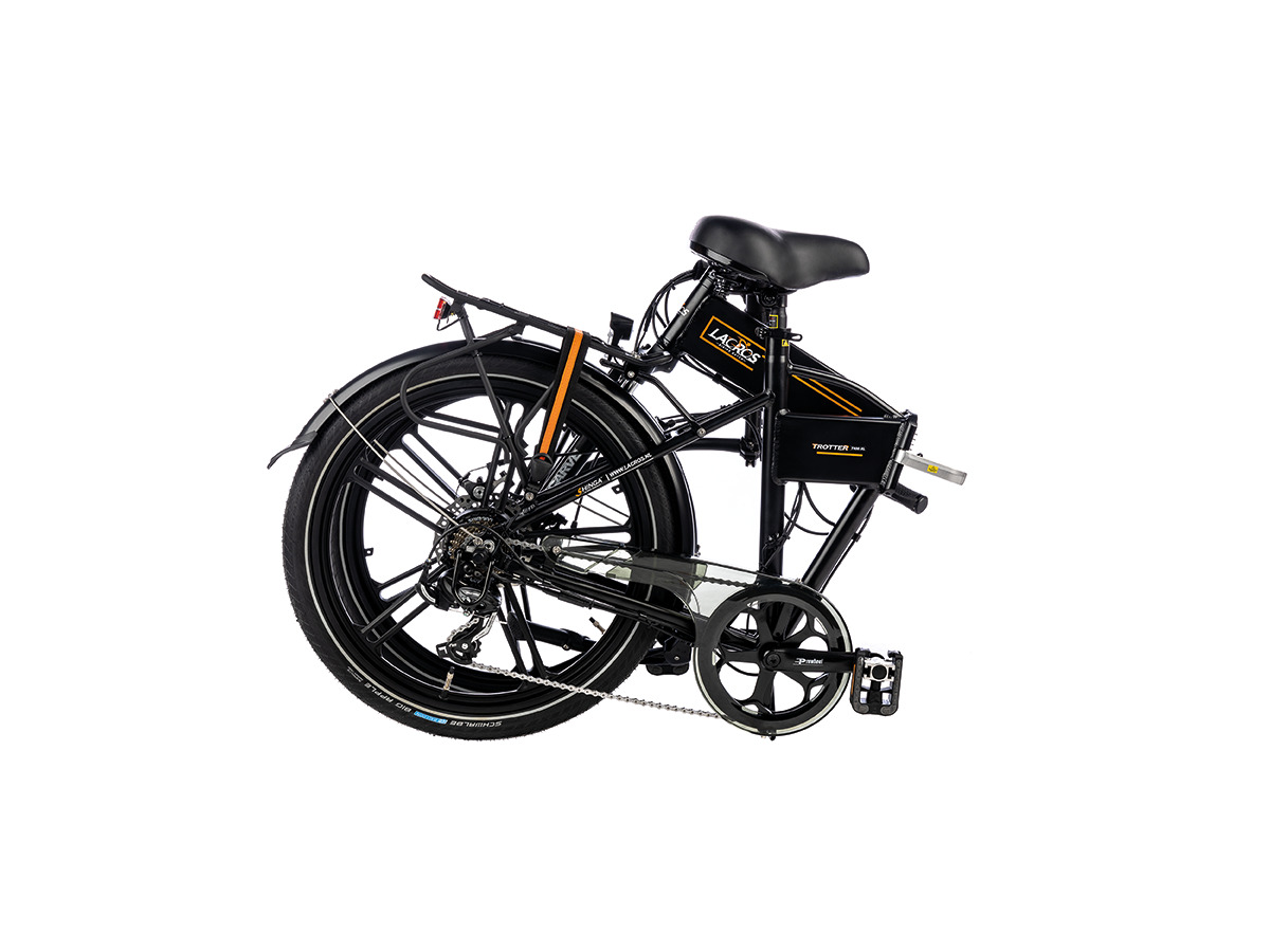 Lacros Trotter T400XL Matzwart 13,6Ah elektrische vouwfiets