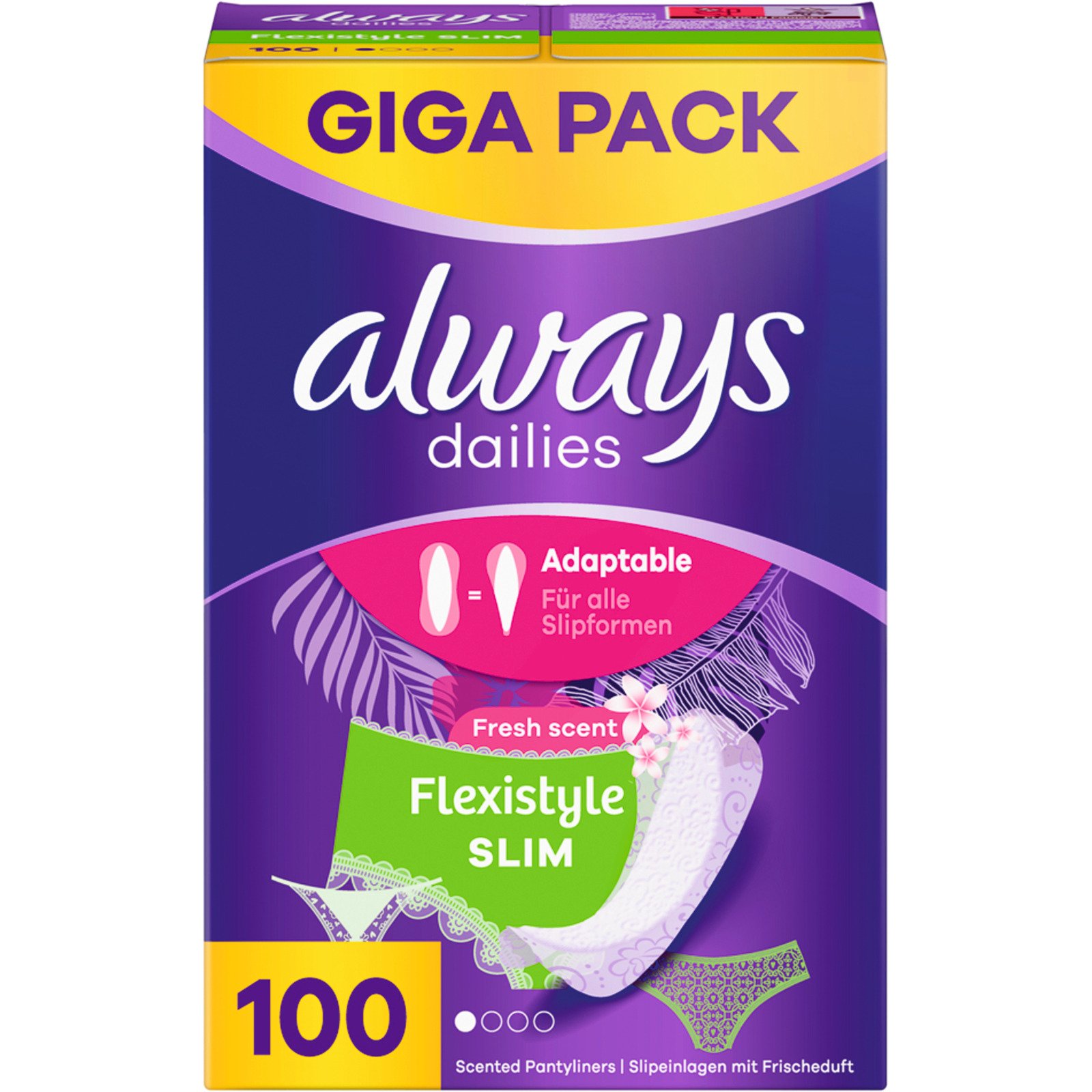 Always Slip Slim Multiform Fresh 100 Stück