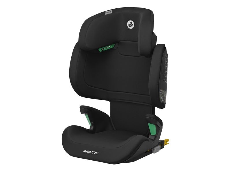 MAXI-COSI Kindersitz RodiFix M i-Size Basic Black Mitwachsender Kinderautositz Gruppe 2, 3