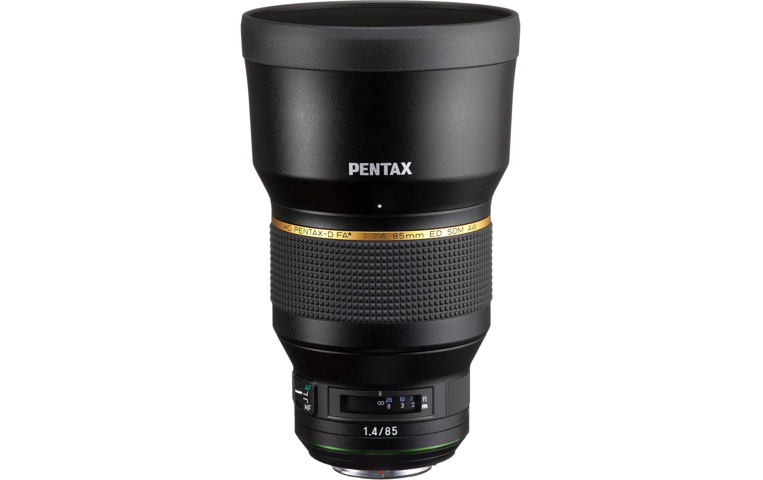 Festbrennweite HD D-FA* 85mm F/1.4 ED SDM AW – Pentax K<br>Leistungsstarkes Objektiv für das K-Bajonett