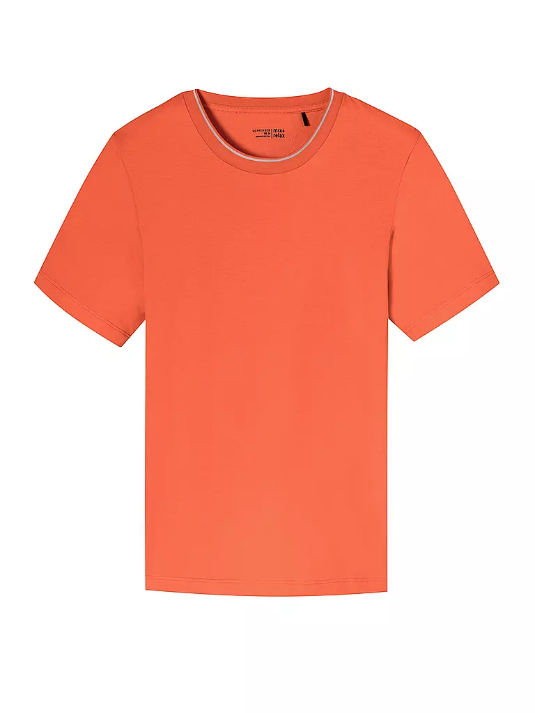 SCHIESSER Pyjama T-Shirt orange