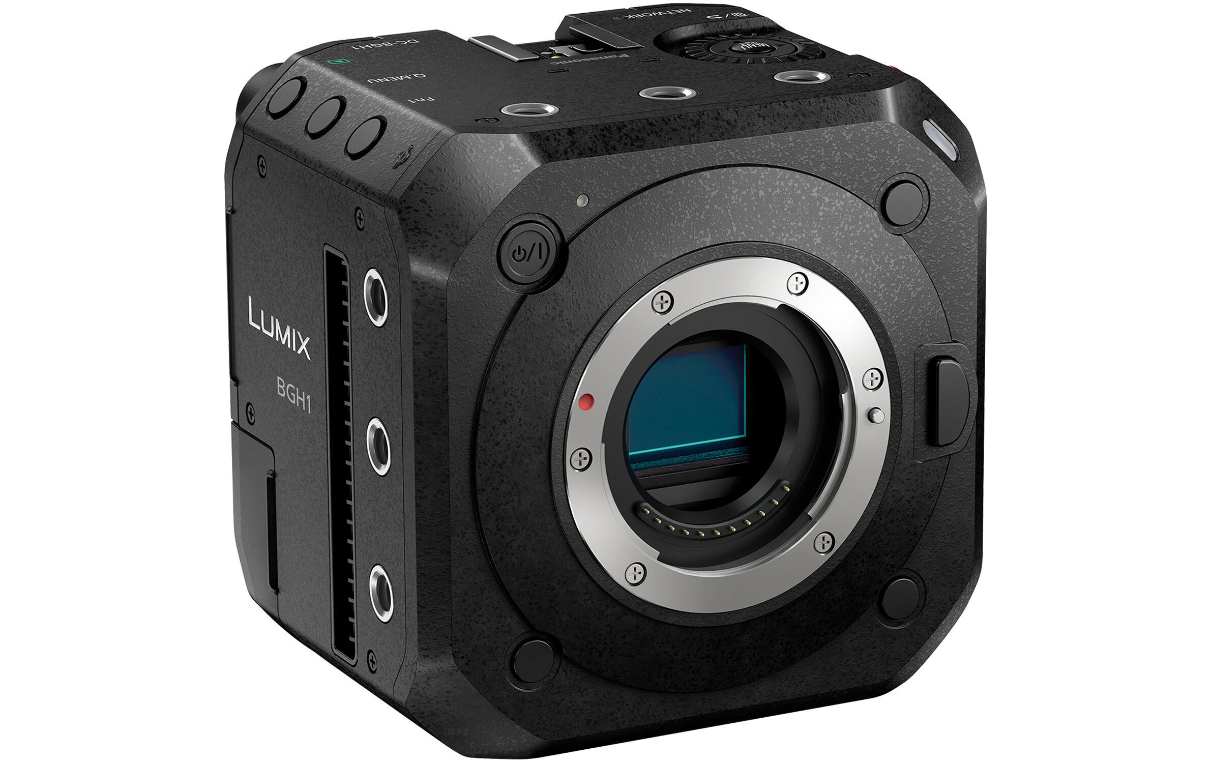 Fotokamera LUMIX DC-BGH1 Body<br>Spiegellose Kino- und Live-Kamera im Box-Style