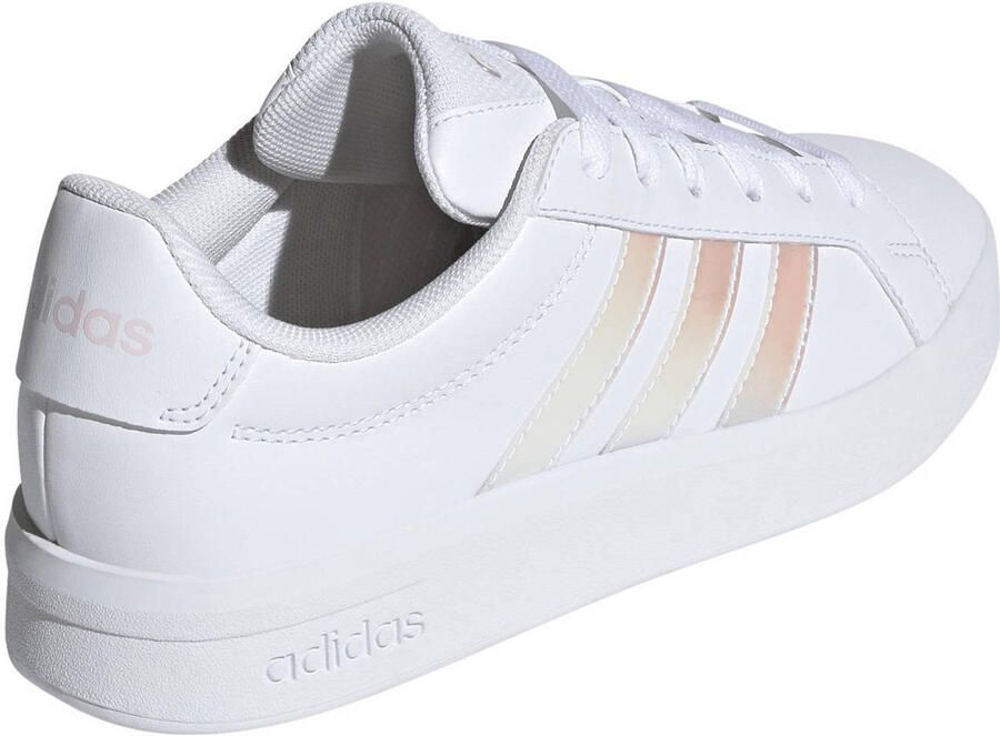 Adidas Grand Court 3.0 Kindersneakers Wit 2 3 Mesh Synthetisch