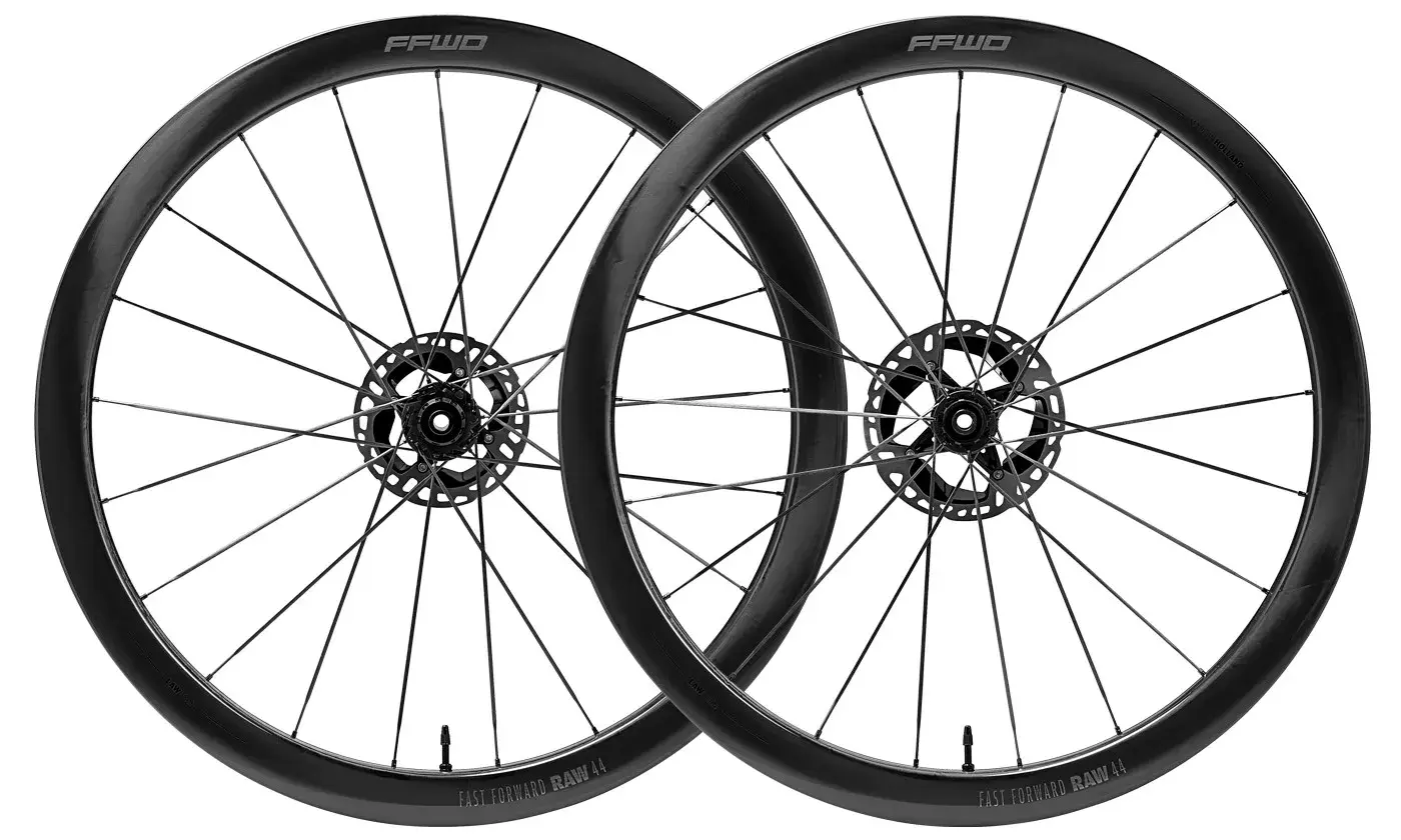 Fast Forward Raw44 FFC 44mm Disc Wielset Glossy Zwart