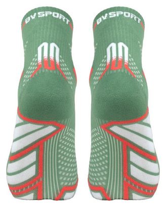 Chaussettes BV Sport Trail Ultra Mid Vert/Blanc