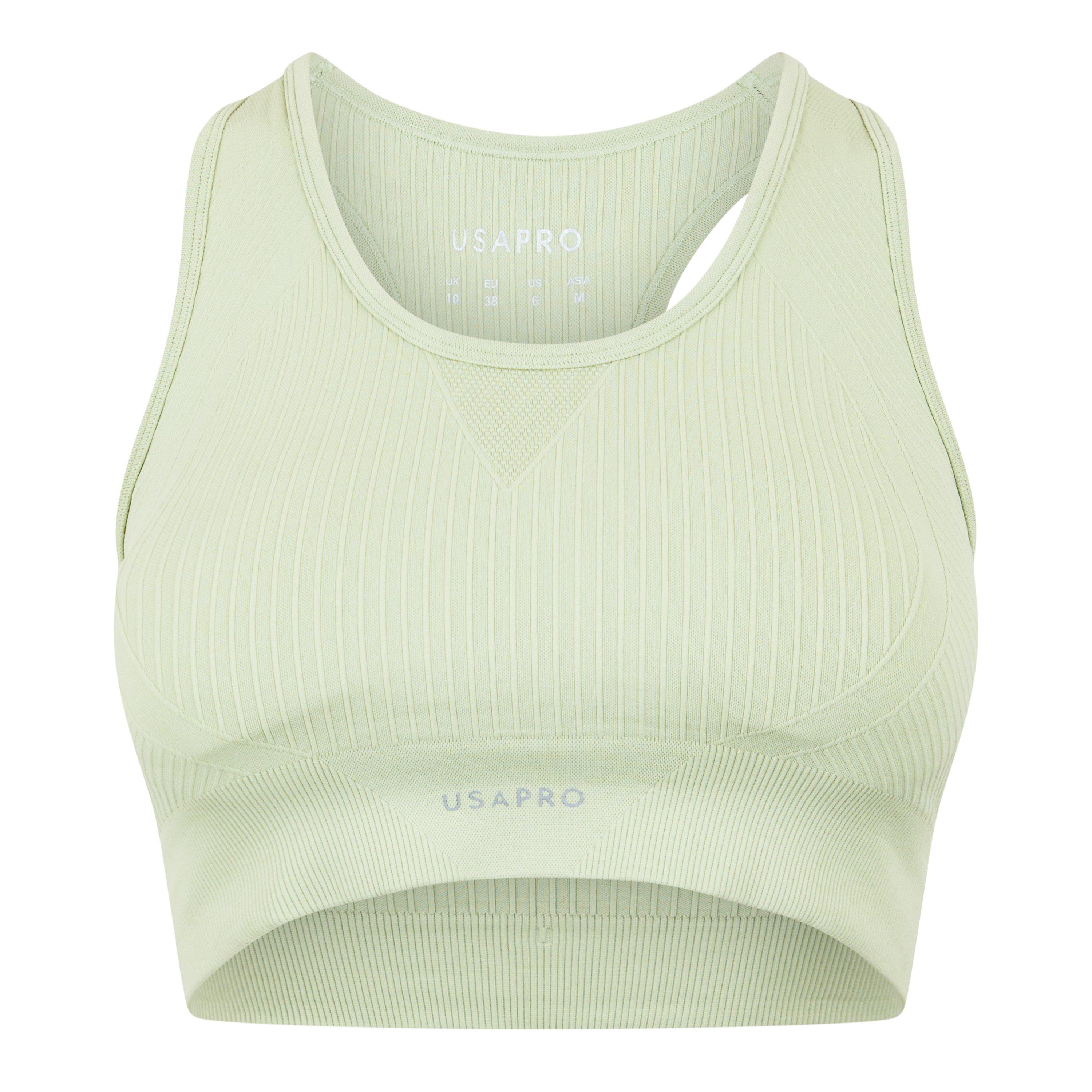 USA Pro UP Seamless Crop Sports Bra