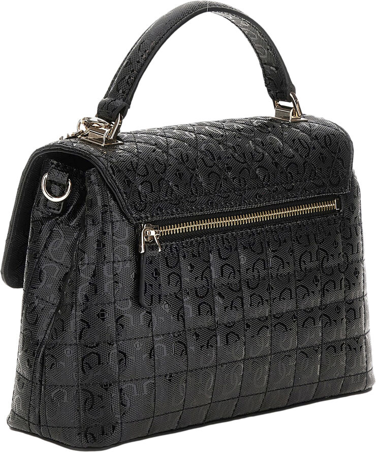 GUESS YARMILLA TOP HANDLE FLAP Black