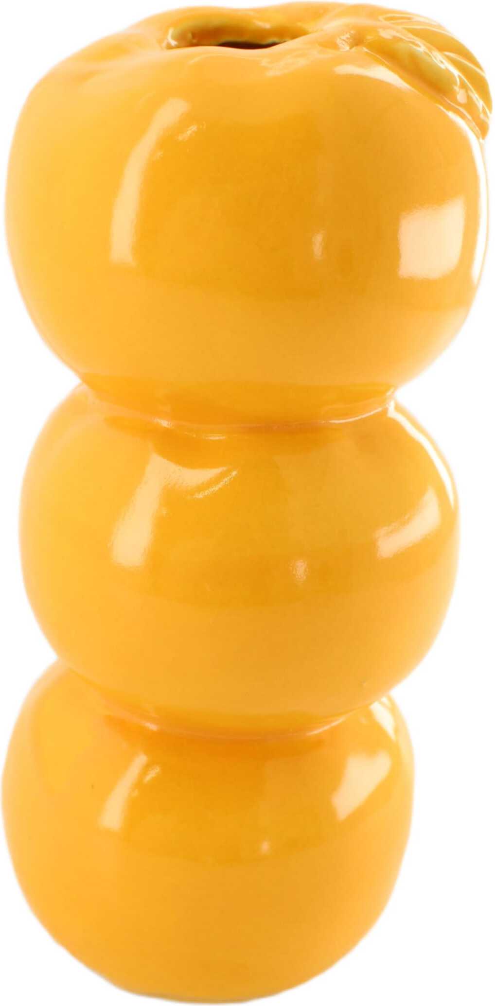 Dijk Natural Collections vaas Pomme oranje D 9 H 20 cm