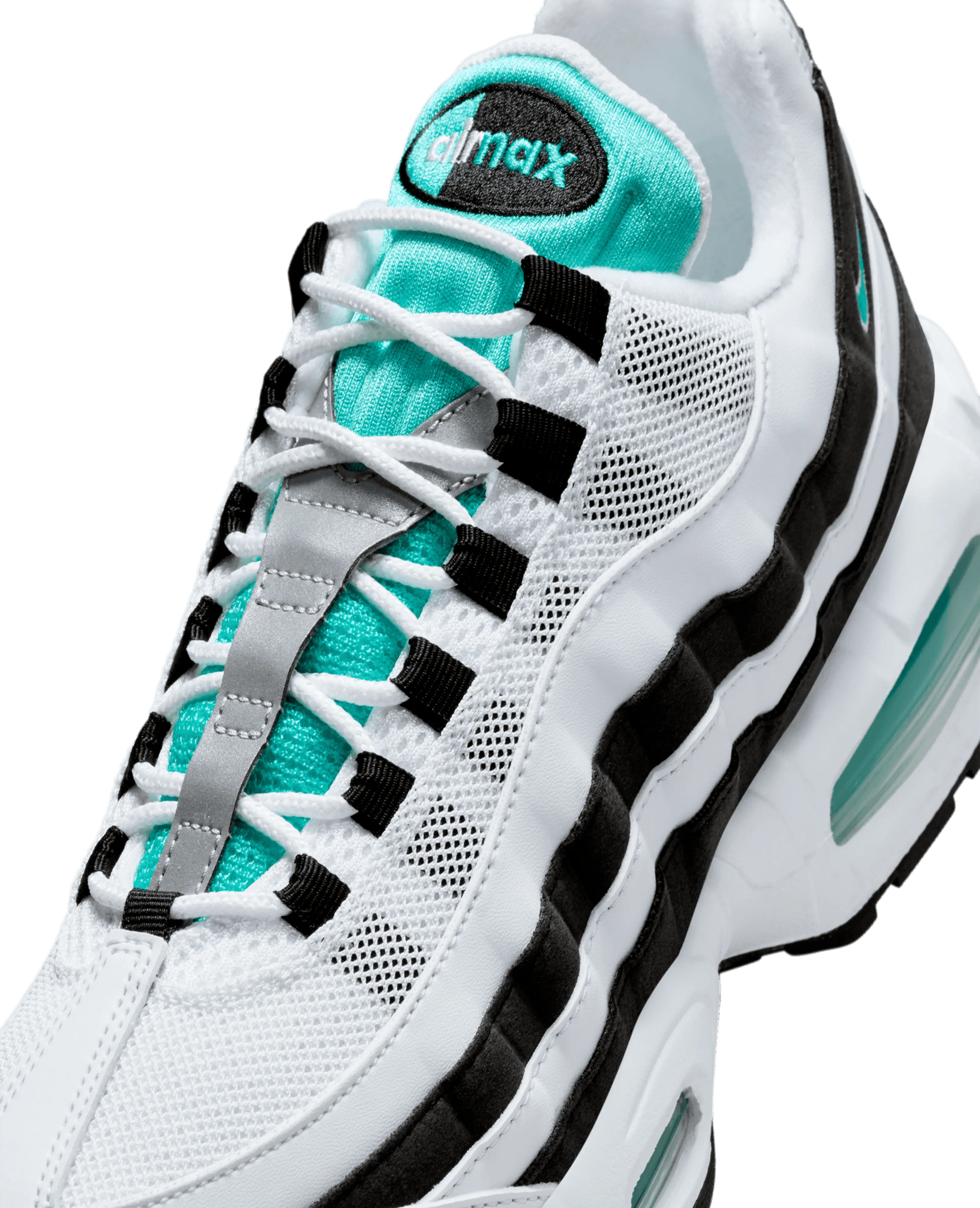 Nike Air Max 95 OG (White/Hyper Jade-Black-Metallic Silver)