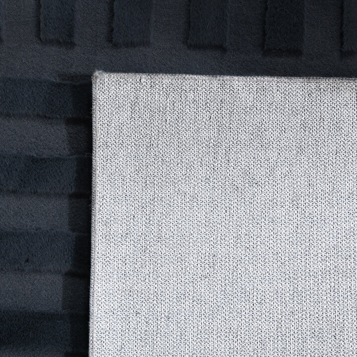 Organisch Vloerkleed - Flowy Lines Antraciet | Wasbaar