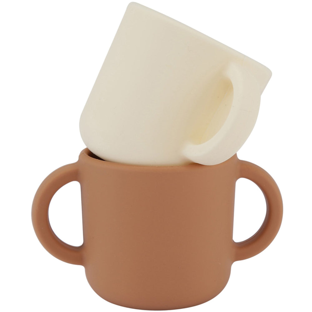 Køb By Lille Vilde Terra & Cream Kopper W/Låg 2pcs