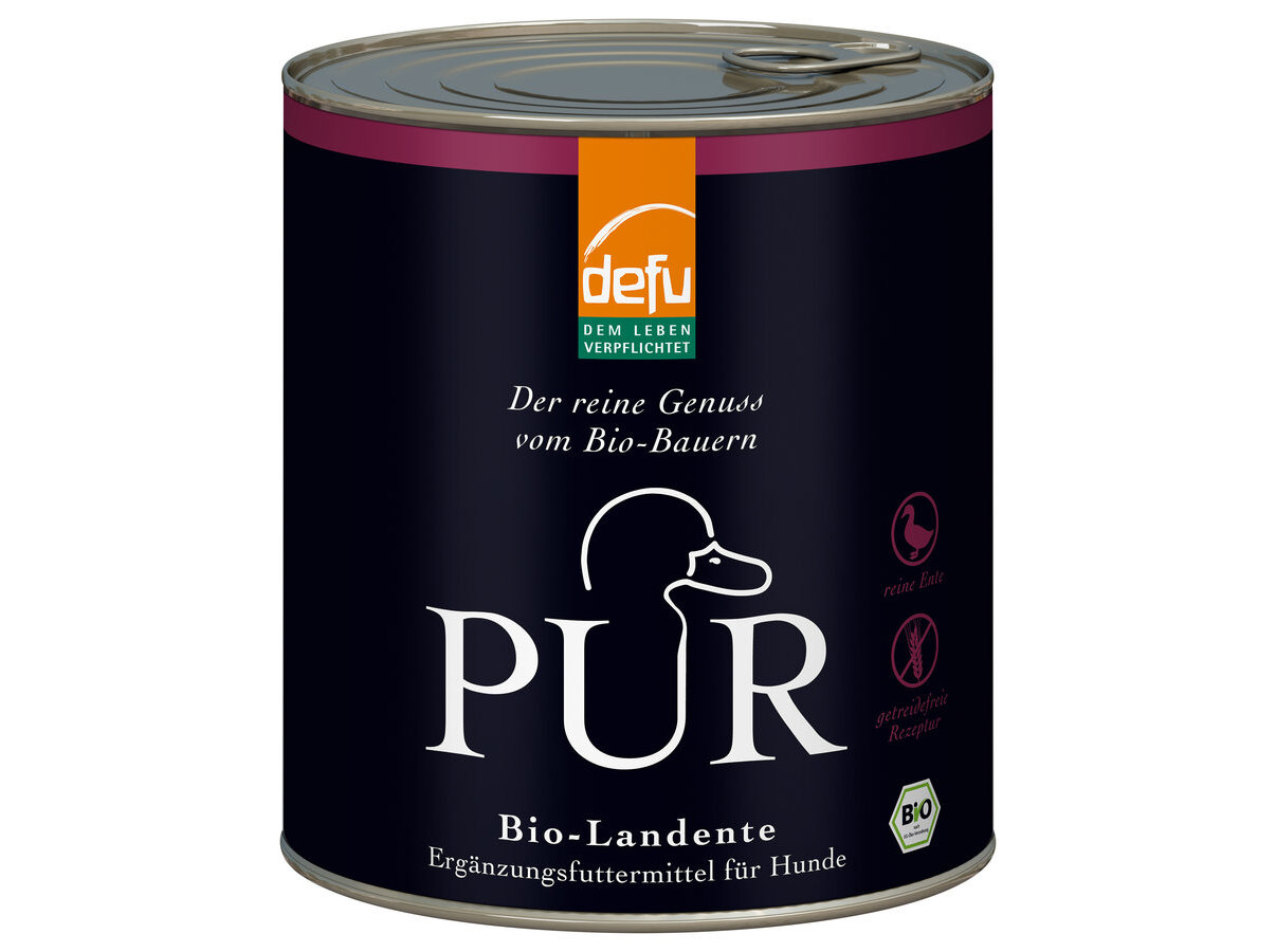 COMIDA HÚMIDA BIO CÃO DEFU PATO PREMIUM 800G