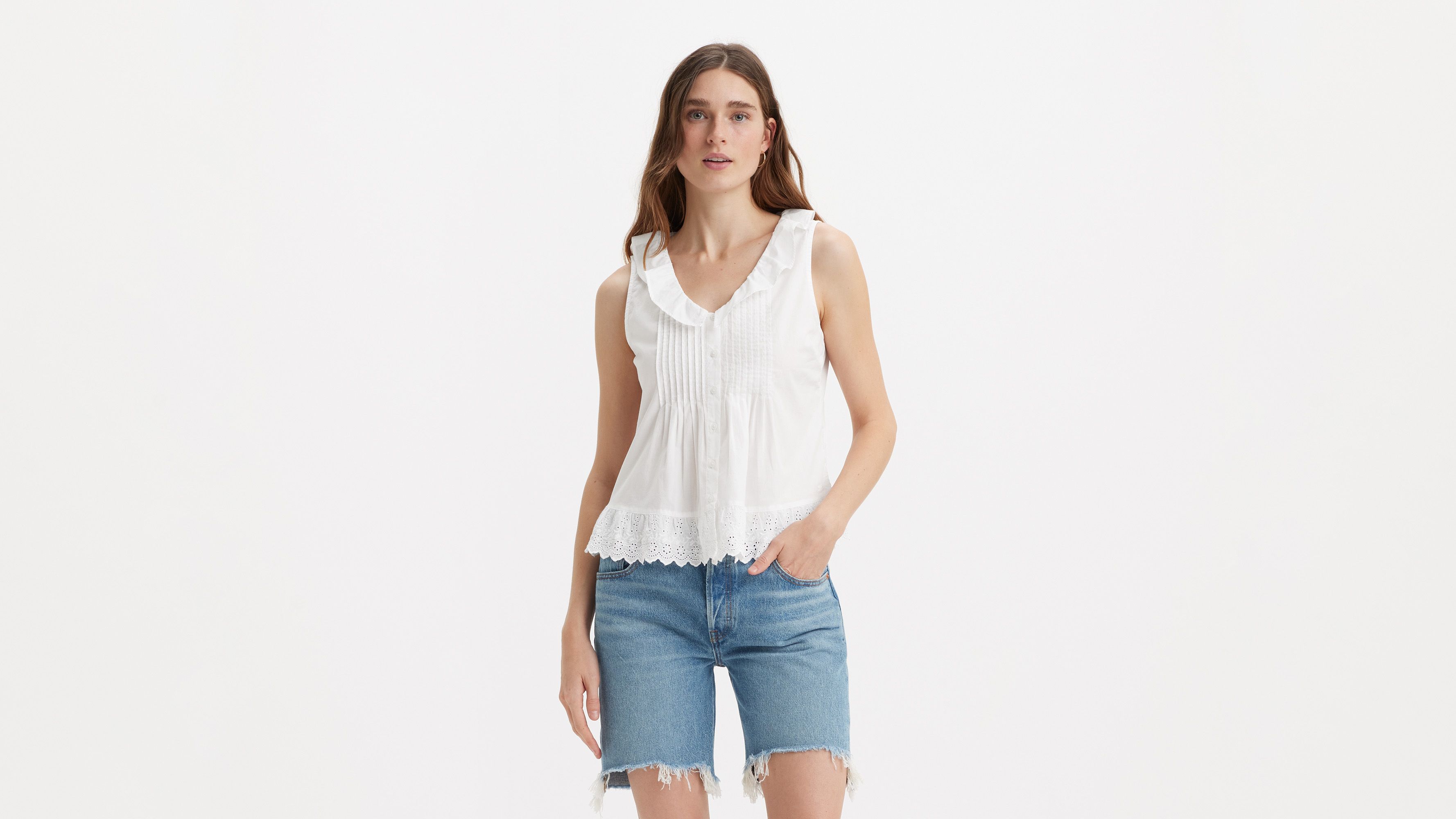 Blouse Fauna - Bright White - Blanc