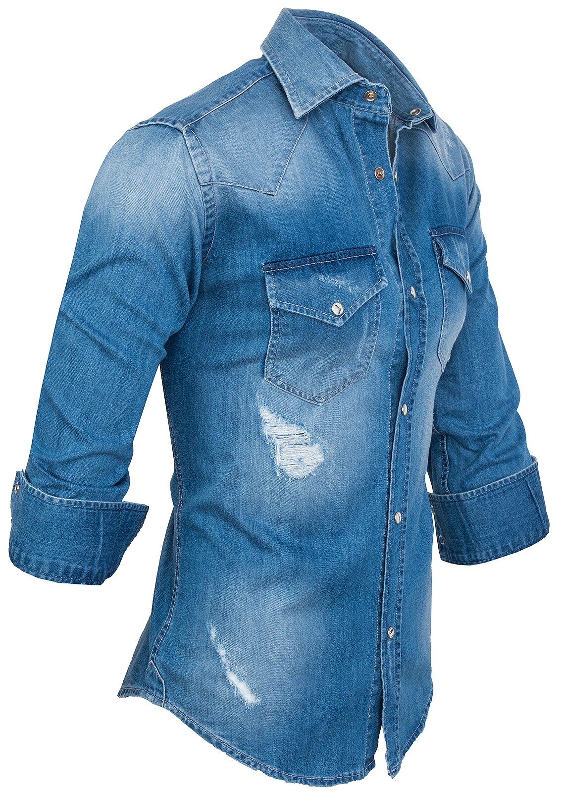 Rock Creek Hemd Jeanshemd Regular Fit