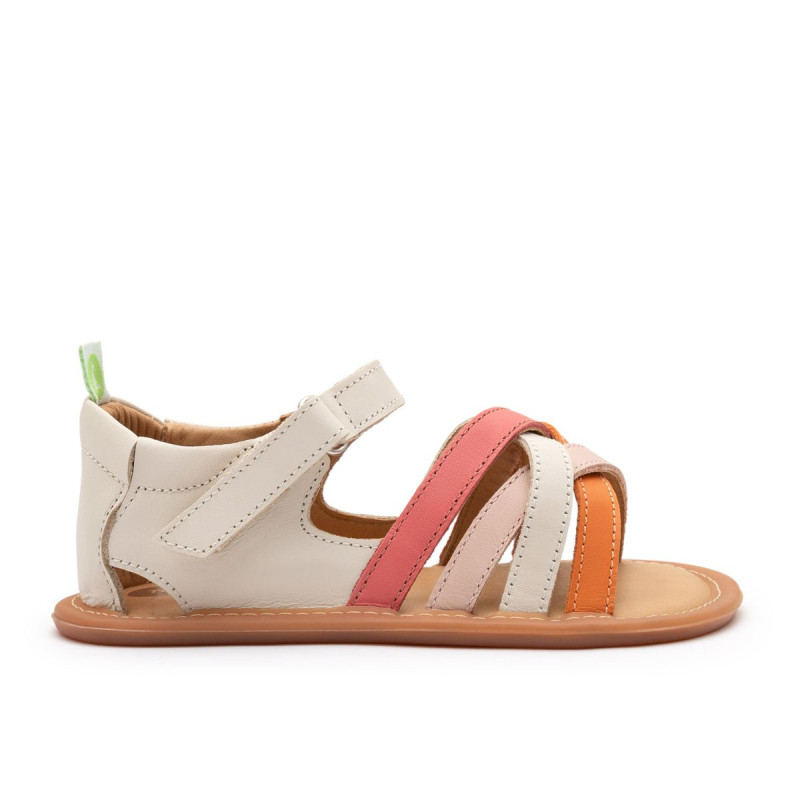 Tip Toey Joey Tip Toey Joey Primeiros Criss Cross Tapioca Tangerine Coral Matte