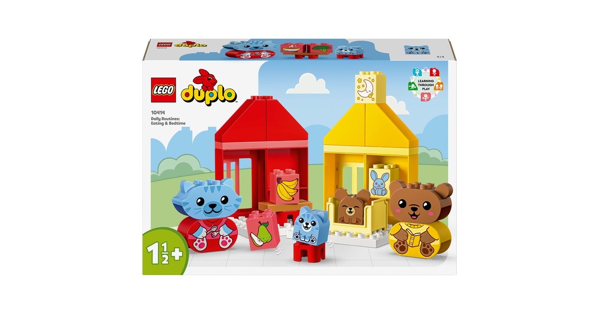 LEGODUPLO - Dagelijkse gewoontes - Eten en slapen Constructiespeelgoed  (10414)