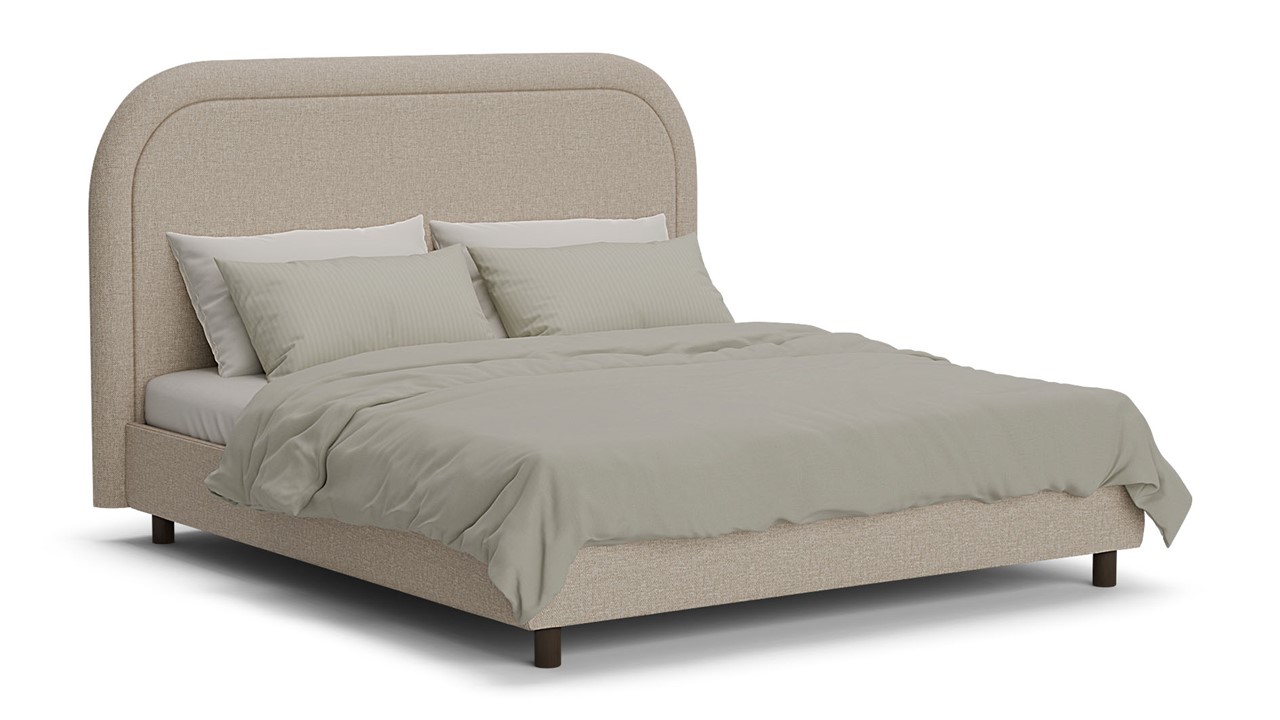 Bed Amber - Linen touch beige