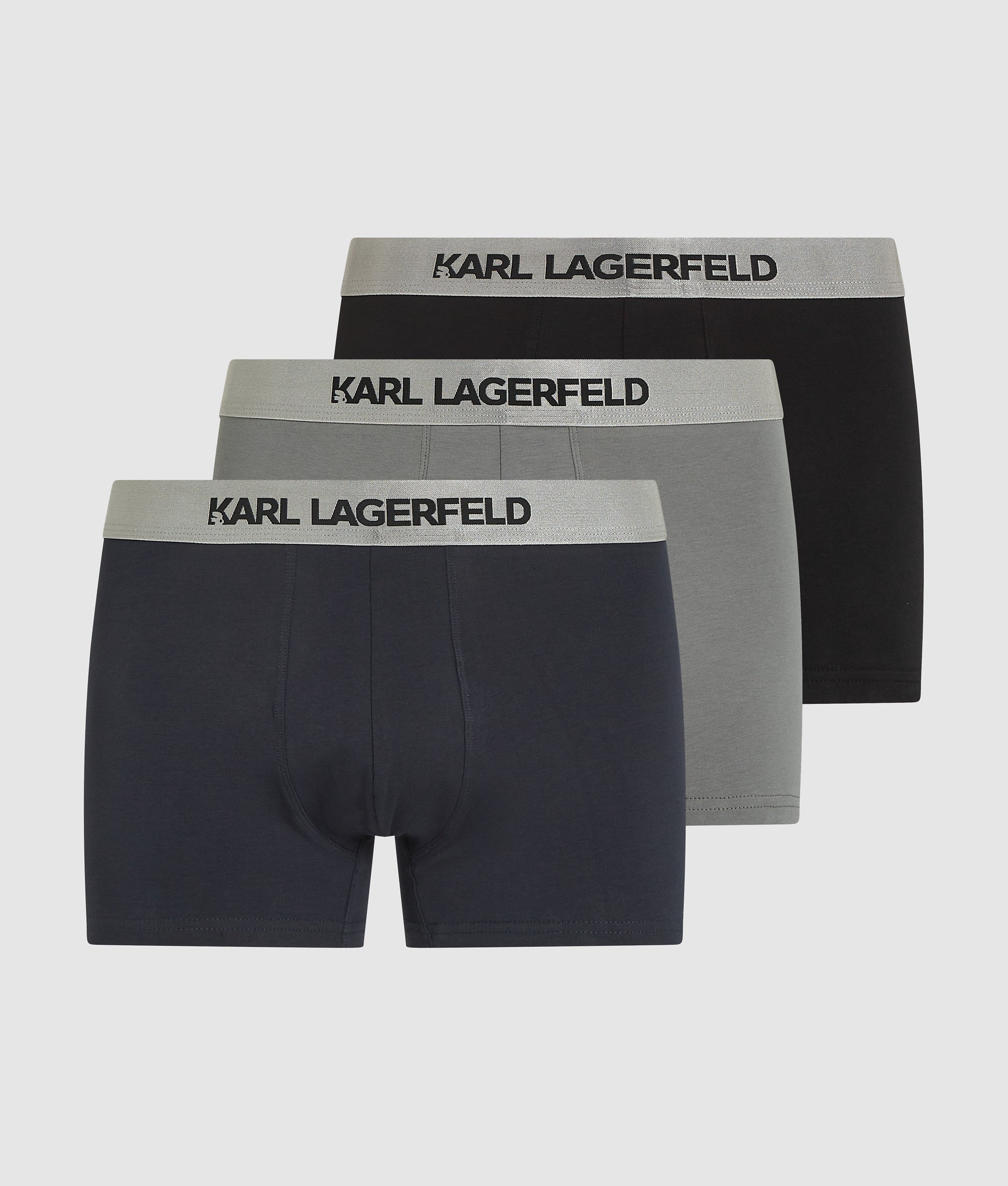 Metallic boxers met logo – 3 stuks