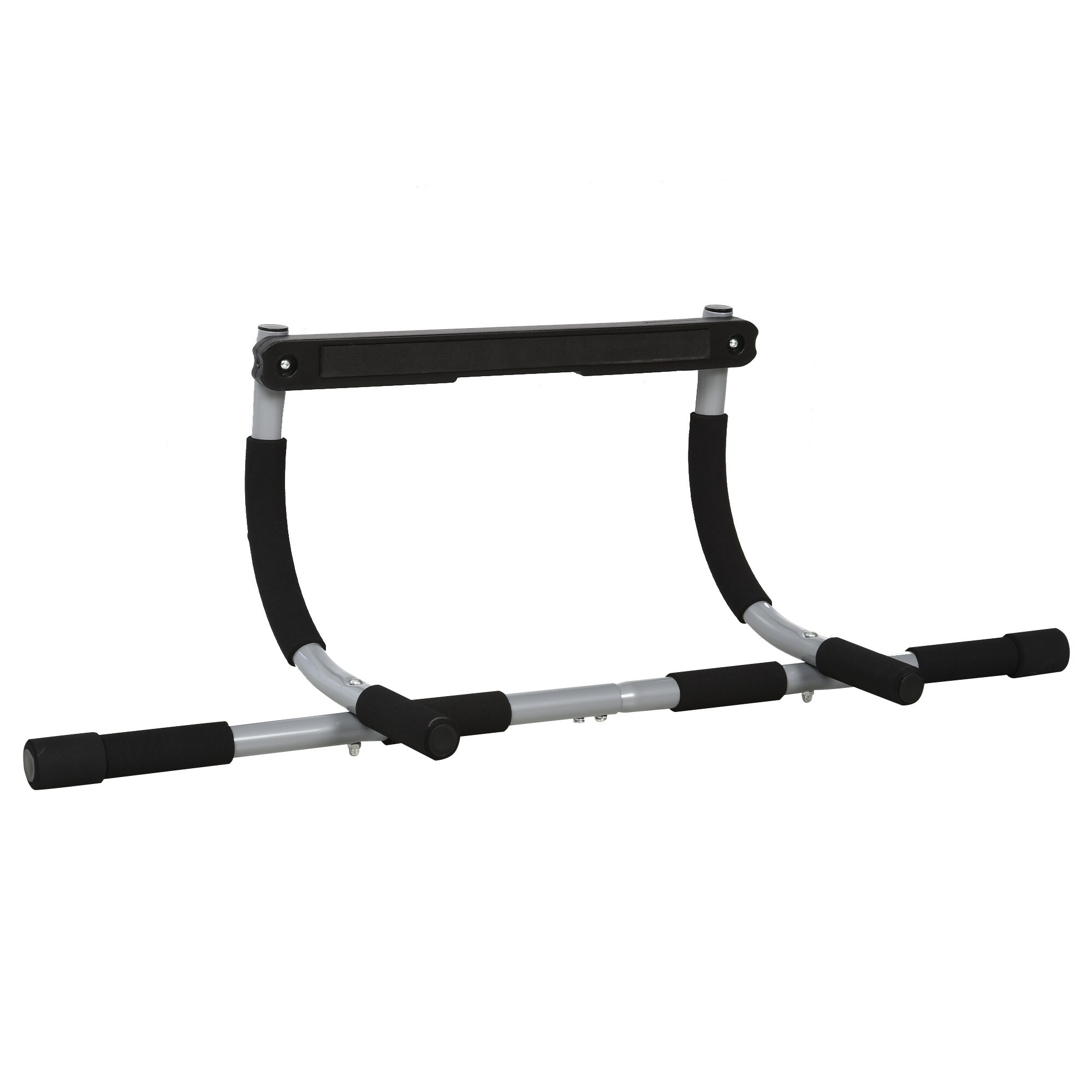 HOMCOM Klimmzugstange für den Türrahmen schwarz, grau 92 x 40 x 17 cm (BxTxH)