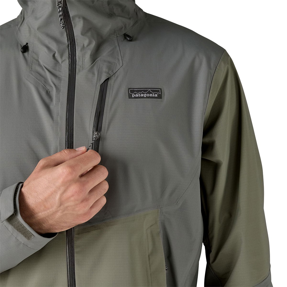 Patagonia Granite Crest skal- / regnjakke, herre (River Rock Green)