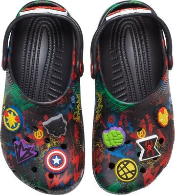 Crocs Classic Marvel Avengers Sandaler, Black