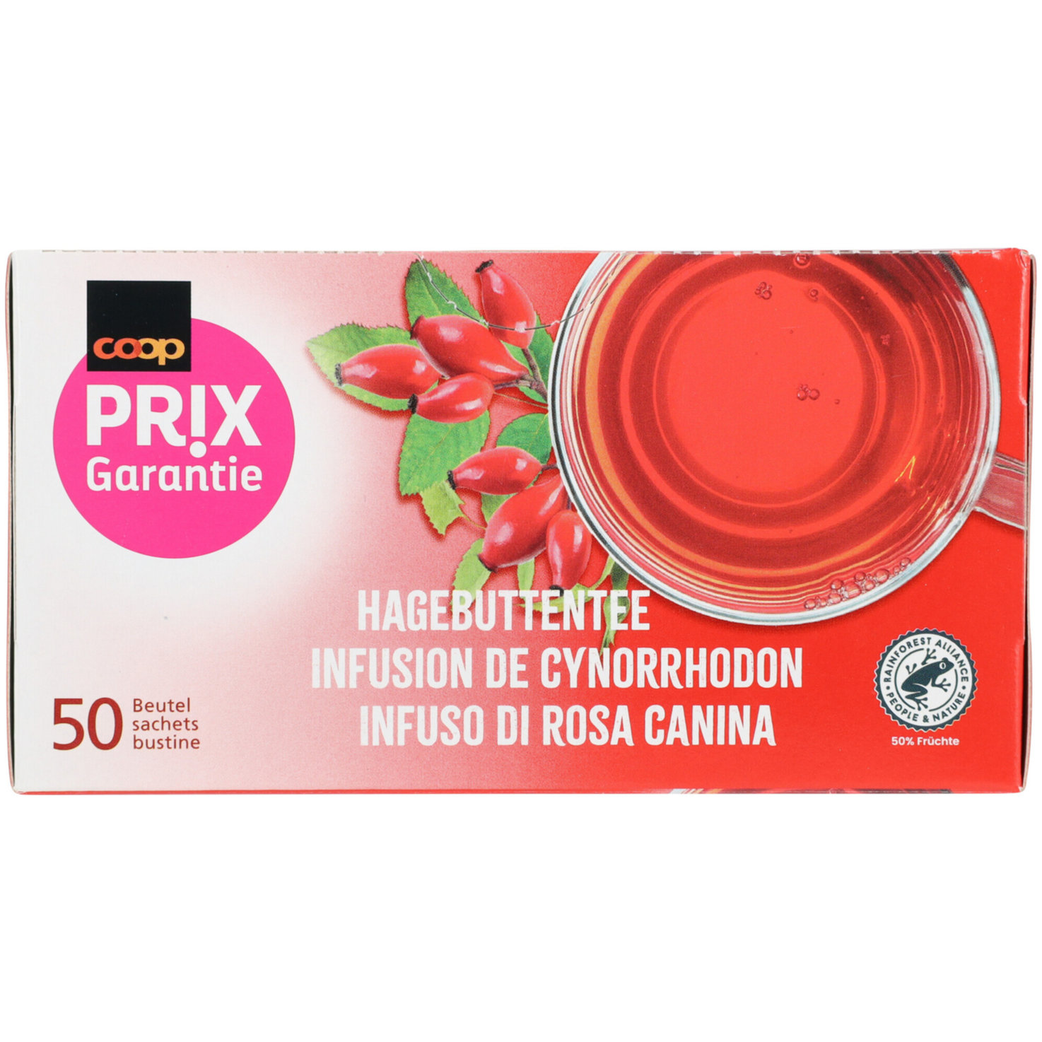 Prix Garantie Tee Hagebutten 50 Beutel