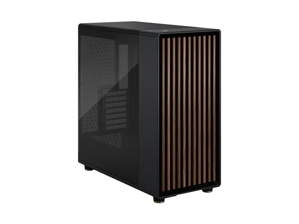 Fractal Design North XL - Tower - udvidet ATX - sidepanel med vindue (hærdet glas) - ingen strømforsyning (ATX) - charcoal black - USB/Audio/Mic