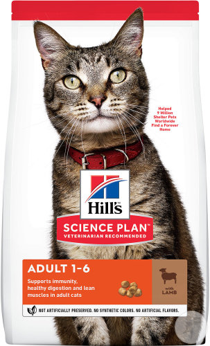 Hill's Science Plan Feline Adult 1-6 Lamb & Rice Sachet 3kg